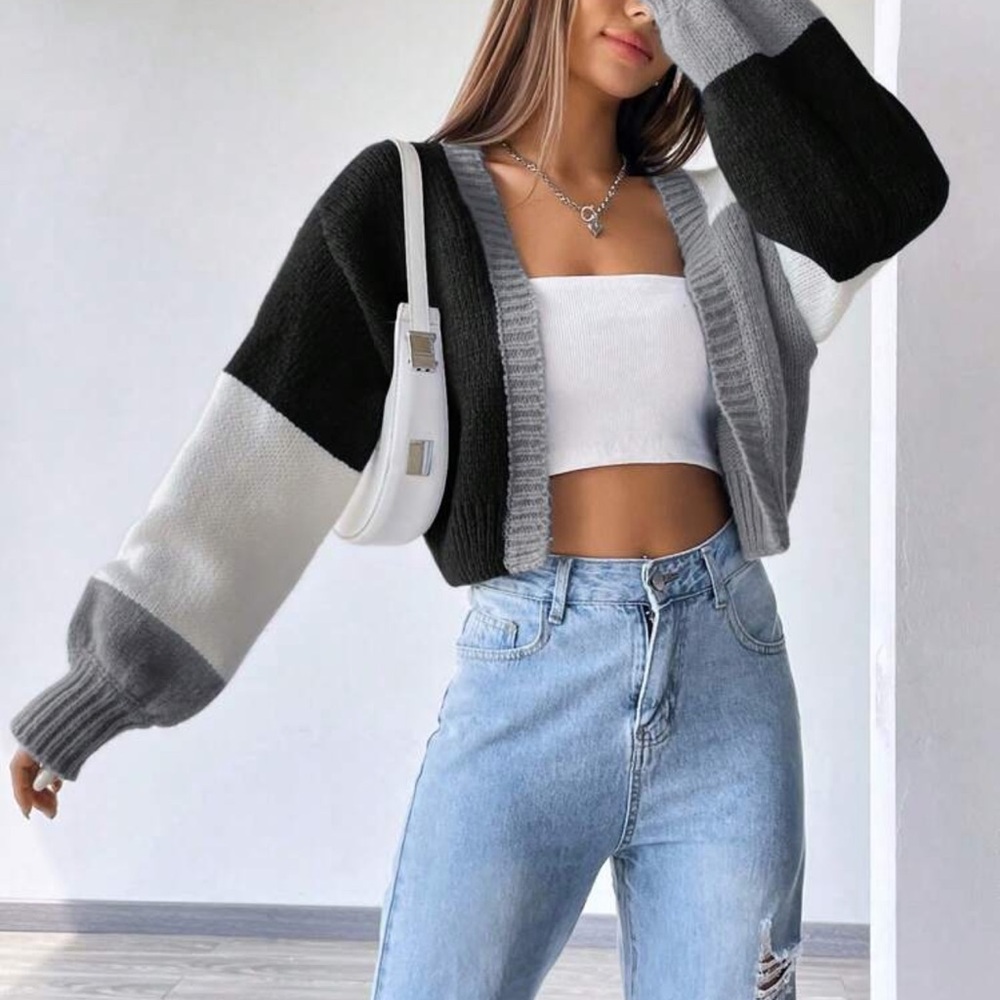Color Block Women's Sweater
